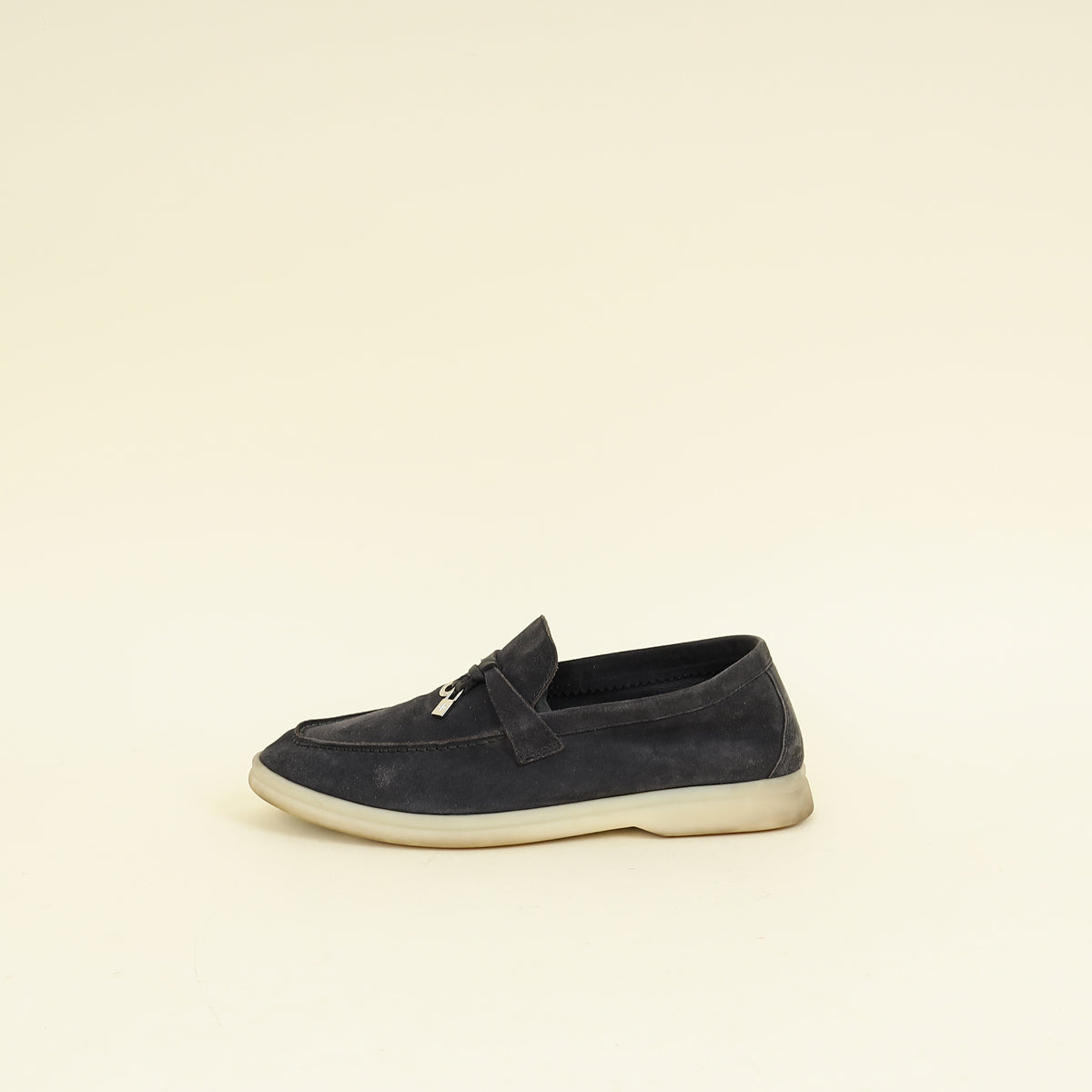 Loro Piana Caviar Summer Charms Walk Loafers 36