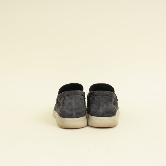 Loro Piana Caviar Summer Charms Walk Loafers 36