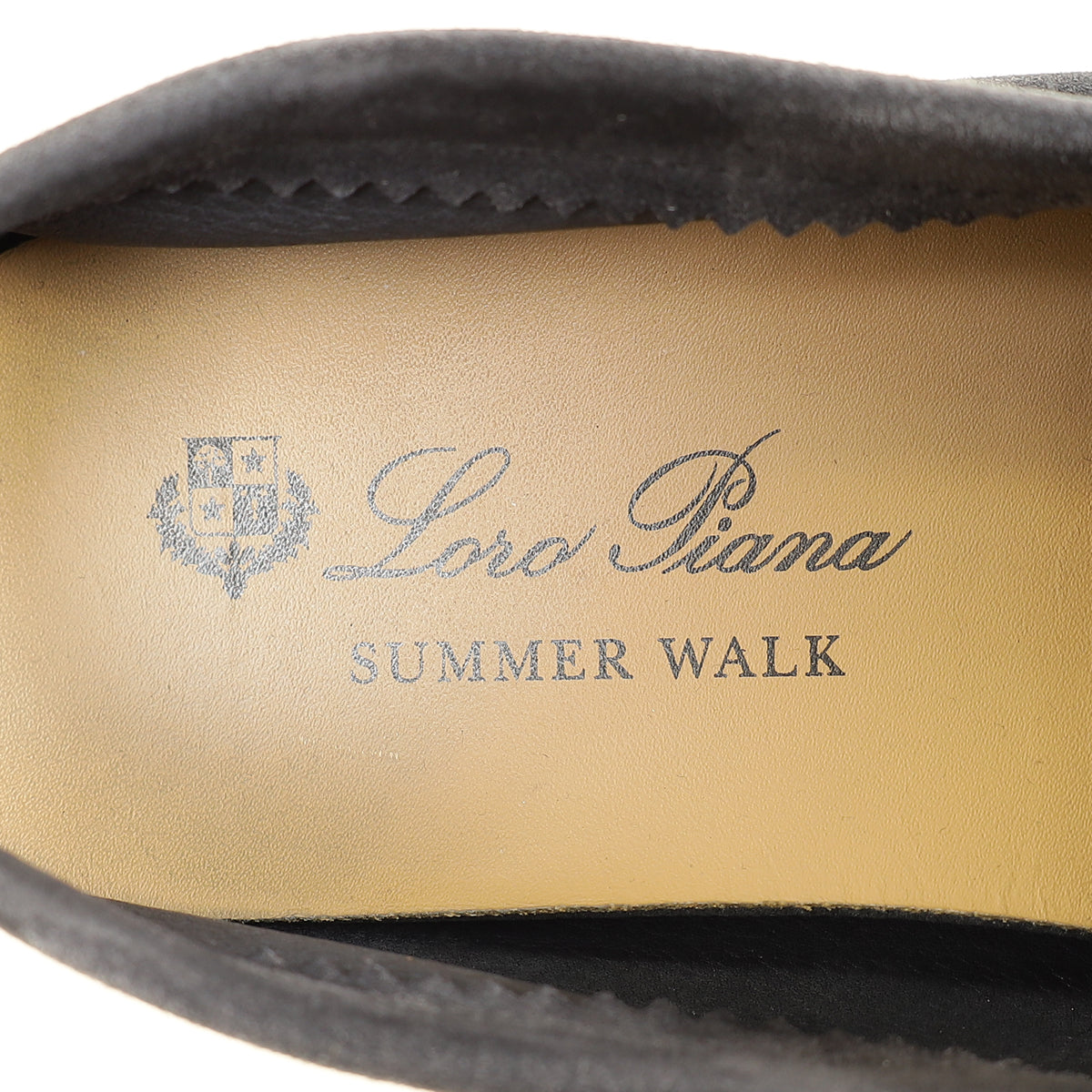 Loro Piana Caviar Summer Charms Walk Loafers 36