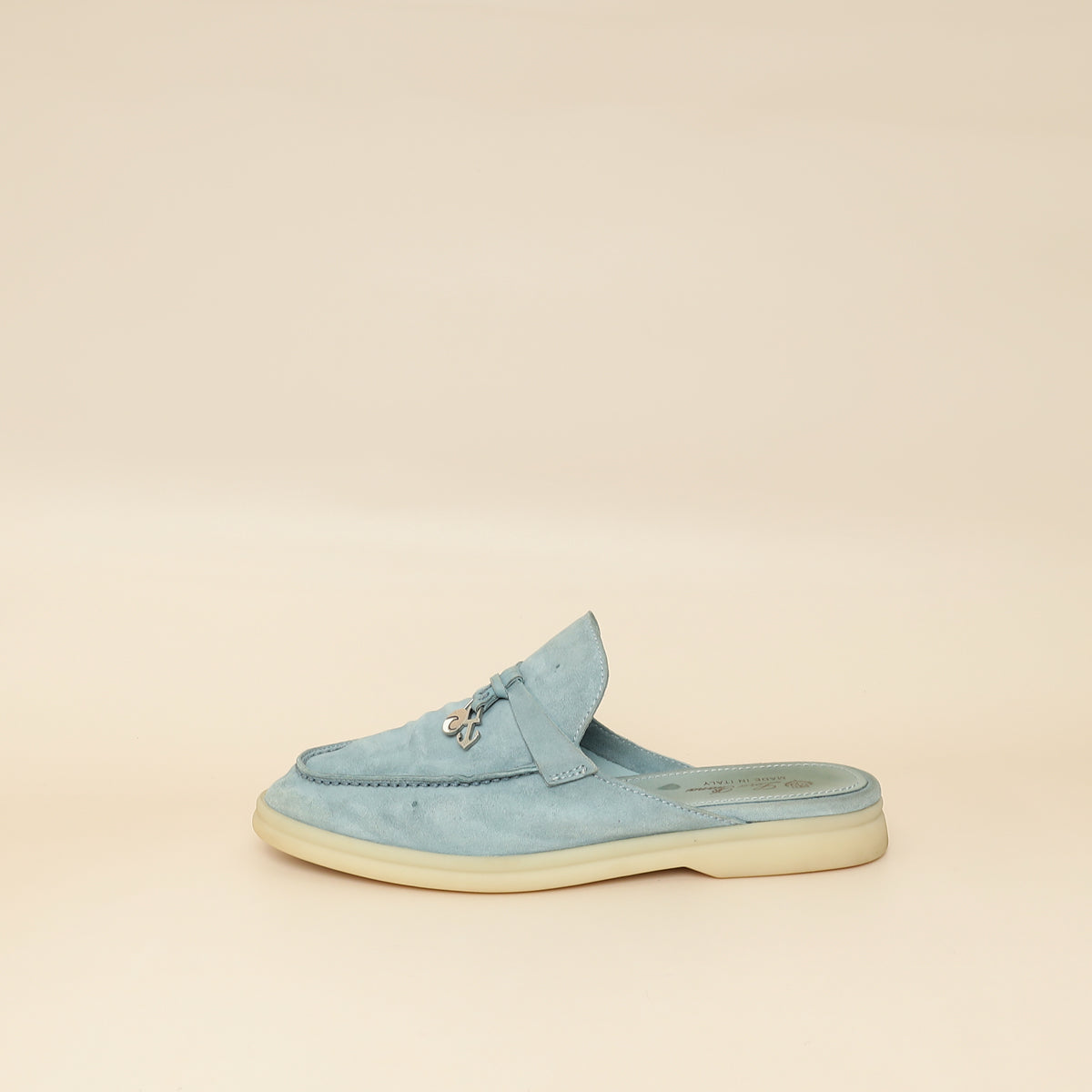 Loro Piana Blue Babouche Charms Walk Loafer 36-Loro Piana-THE CLOSET