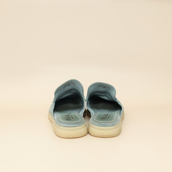 Loro Piana Blue Babouche Charms Walk Loafer 36-Loro Piana-THE CLOSET