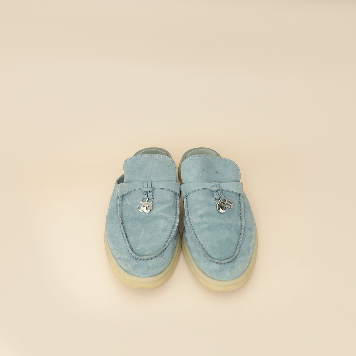 Loro Piana Blue Babouche Charms Walk Loafer 36-Loro Piana-THE CLOSET