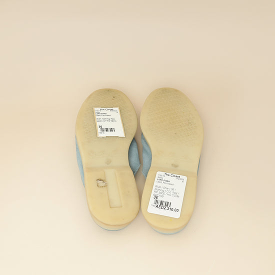 Loro Piana Blue Babouche Charms Walk Loafer 36-Loro Piana-THE CLOSET