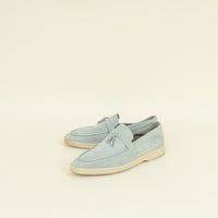 Loro Piana Eucalyptus Summer Charms Walk Loafer 37.5