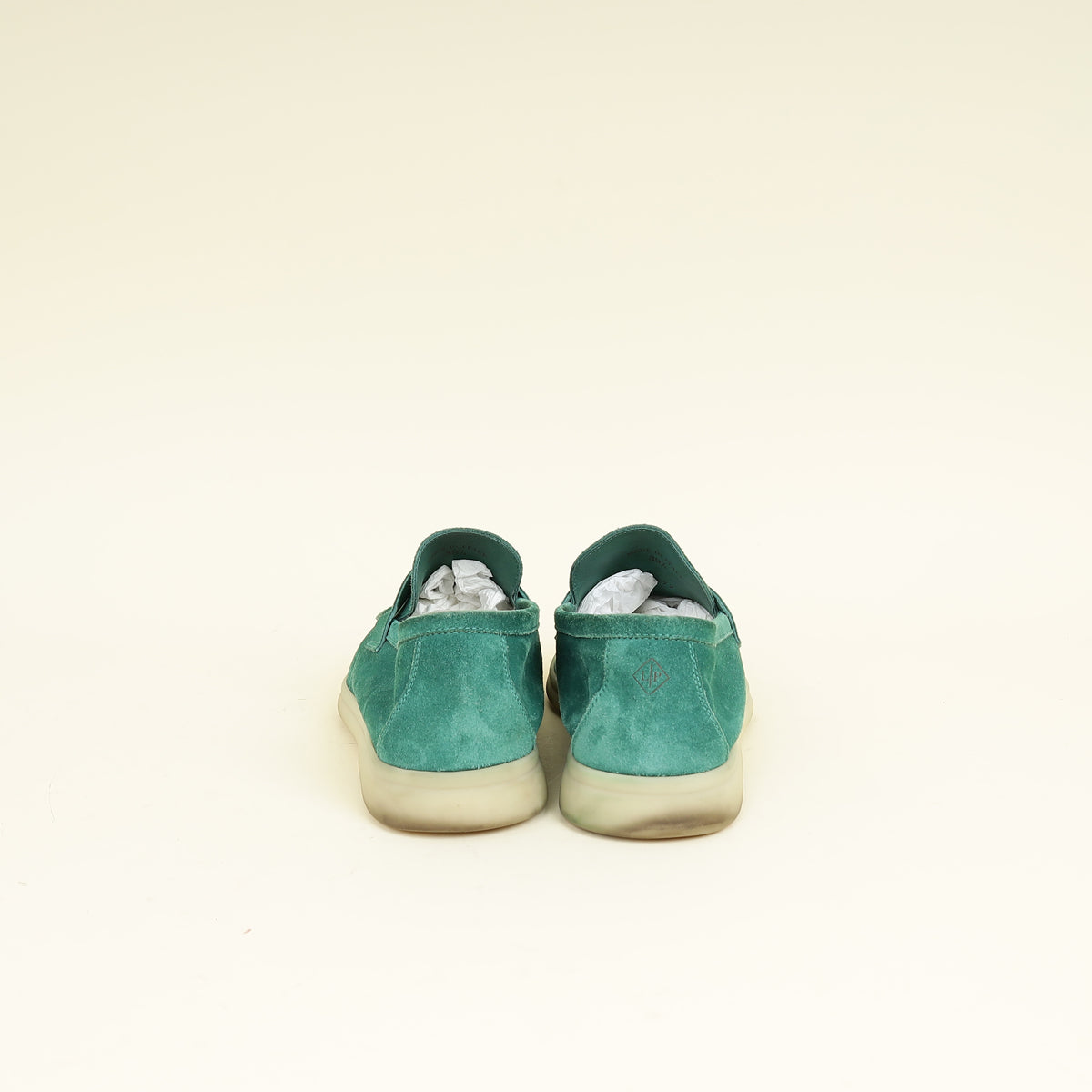 Loro Piana Forest Leaves Summer Charms Walk Loafers 39.5