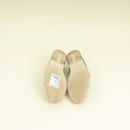 Loro Piana Forest Leaves Summer Charms Walk Loafers 39.5