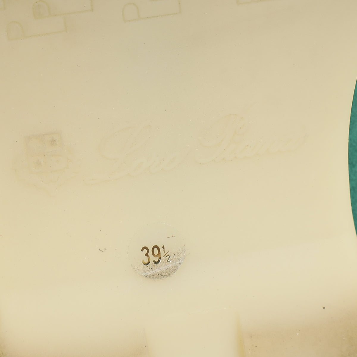 Loro Piana Forest Leaves Summer Charms Walk Loafers 39.5