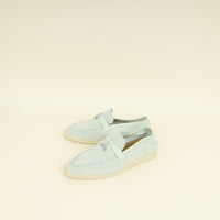 Loro Piana Pale Leaf Summer Charms Walk Loafer 39