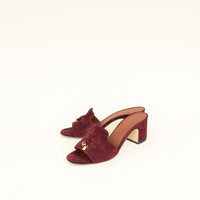 Loro Piana Bright Amarant Summer Charms Sandals 39