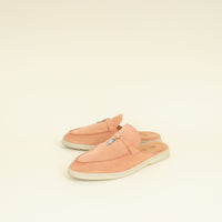 Loro Piana Himalayan Salt Summer Charms Walk Babouche Loafer 40