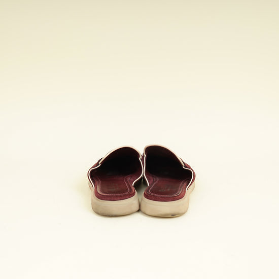 Loro Piana Azuki Bean Babouche Charms Walk Loafer 40