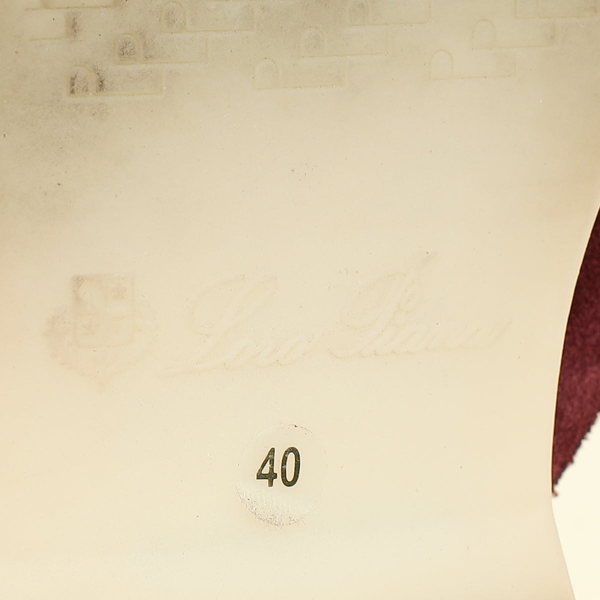 Loro Piana Azuki Bean Babouche Charms Walk Loafer 40