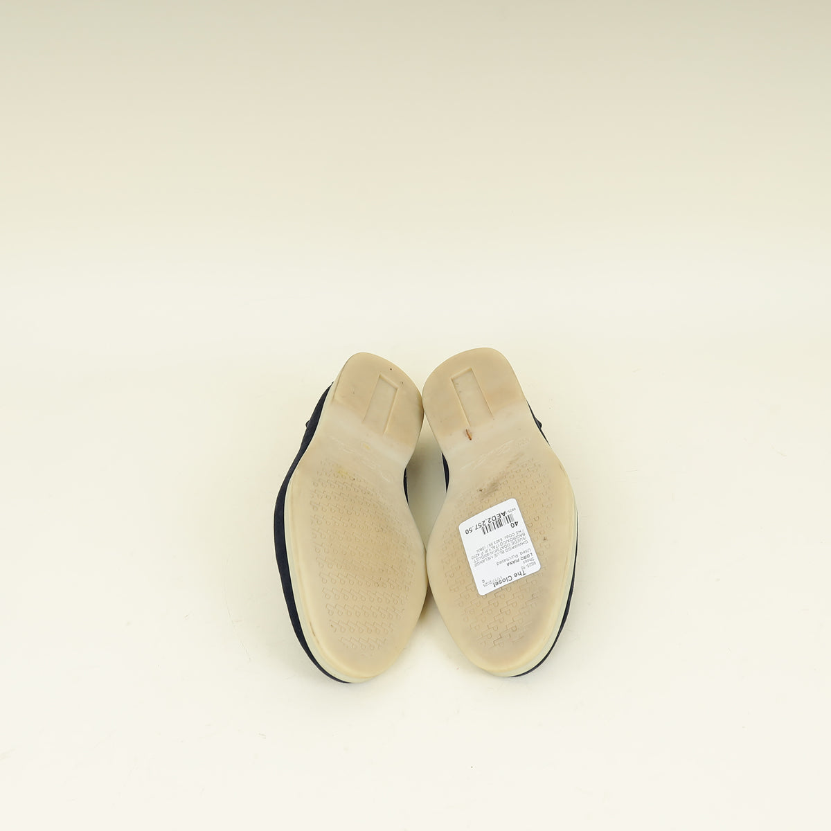 Loro Piana Argo Blue Melanga Summer Charms Walk Loafer 40