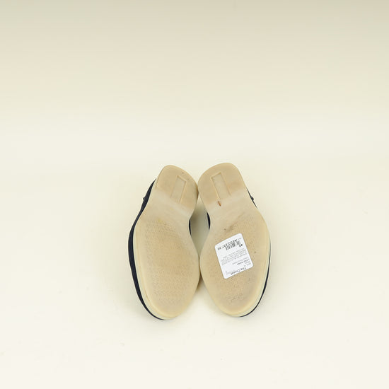 Loro Piana Argo Blue Melanga Summer Charms Walk Loafer 40