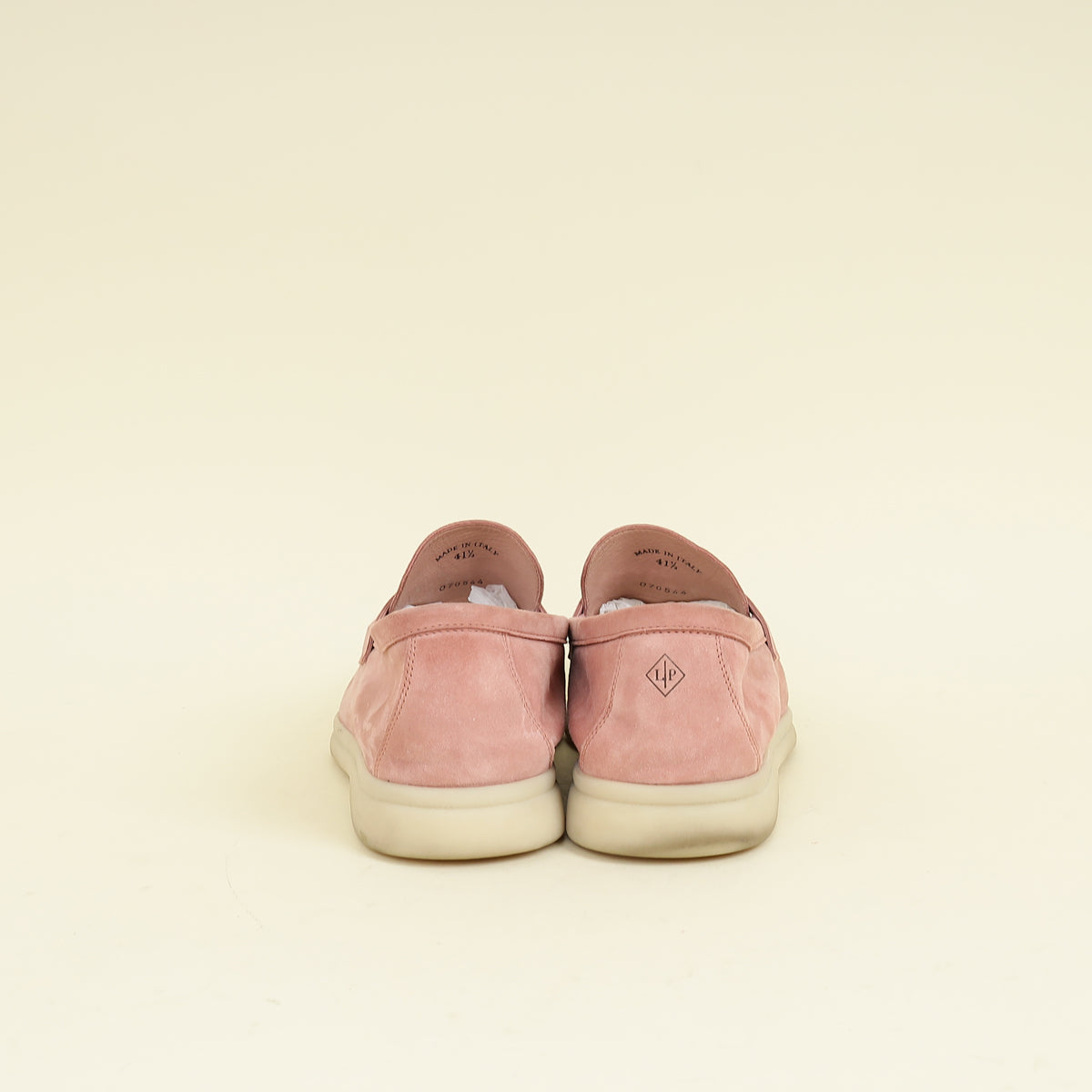 Loro Piana Sorbet Pink Summer Charms Walk Loafer 41.5