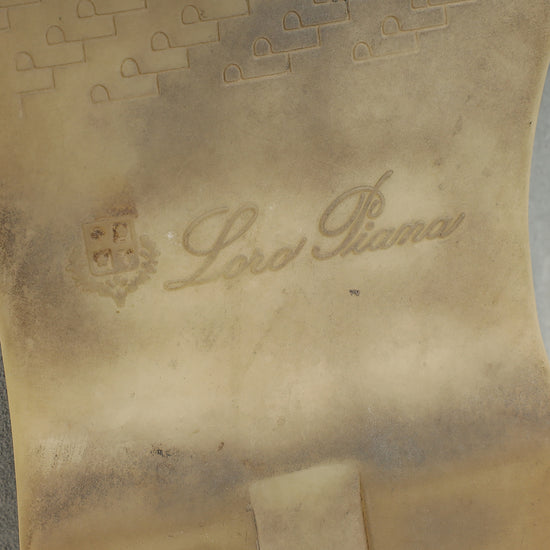 Loro Piana Gull Gray Summer Walk Loafer 41.5