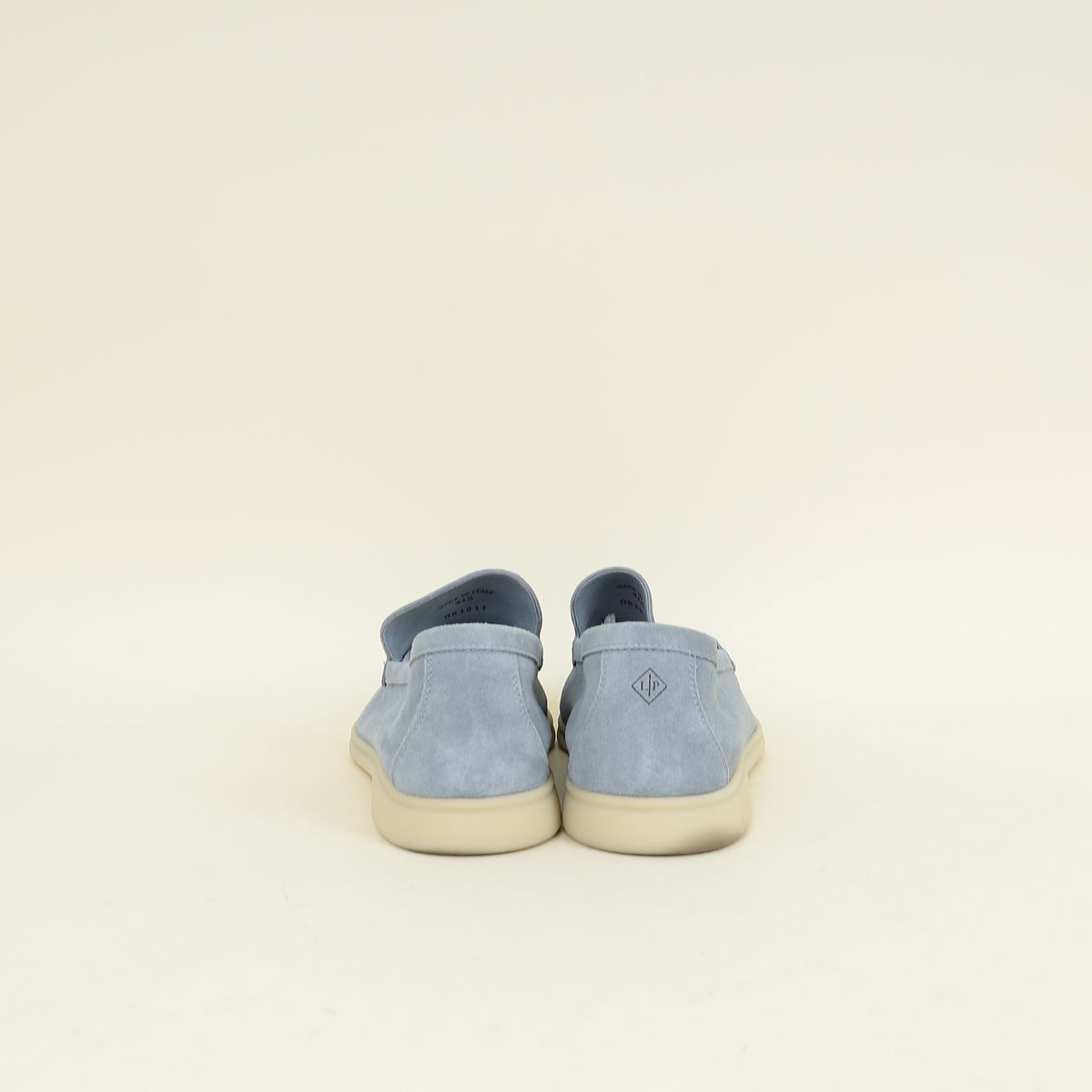 Loro Piana Light Blue Summer Walk Suede Loafer 41.5