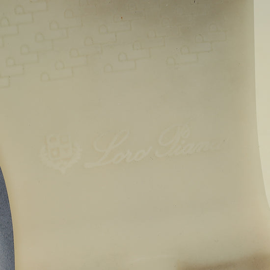 Loro Piana Light Blue Summer Walk Suede Loafer 41.5