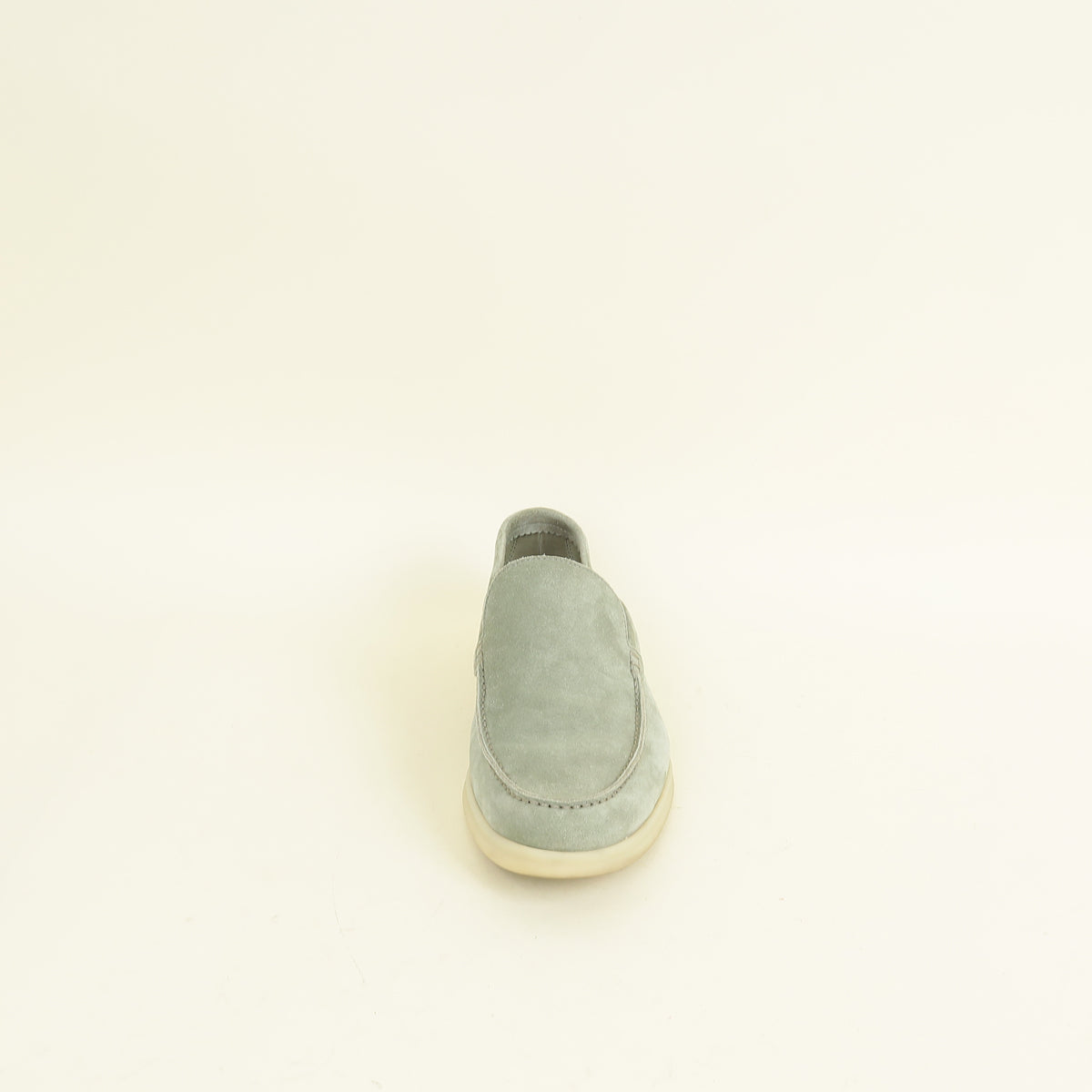 Loro Piana Shamrock Summer Walk Suede Loafer 41.5