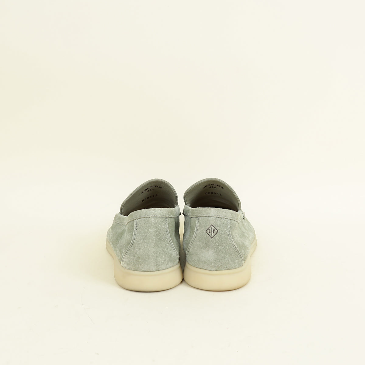 Loro Piana Shamrock Summer Walk Suede Loafer 41.5