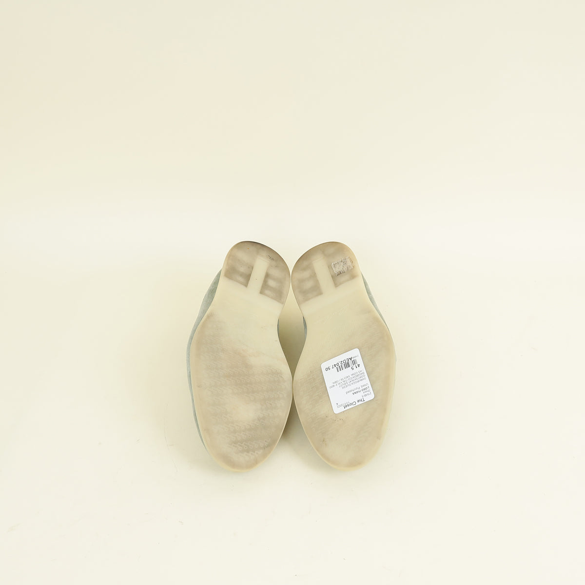 Loro Piana Shamrock Summer Walk Suede Loafer 41.5