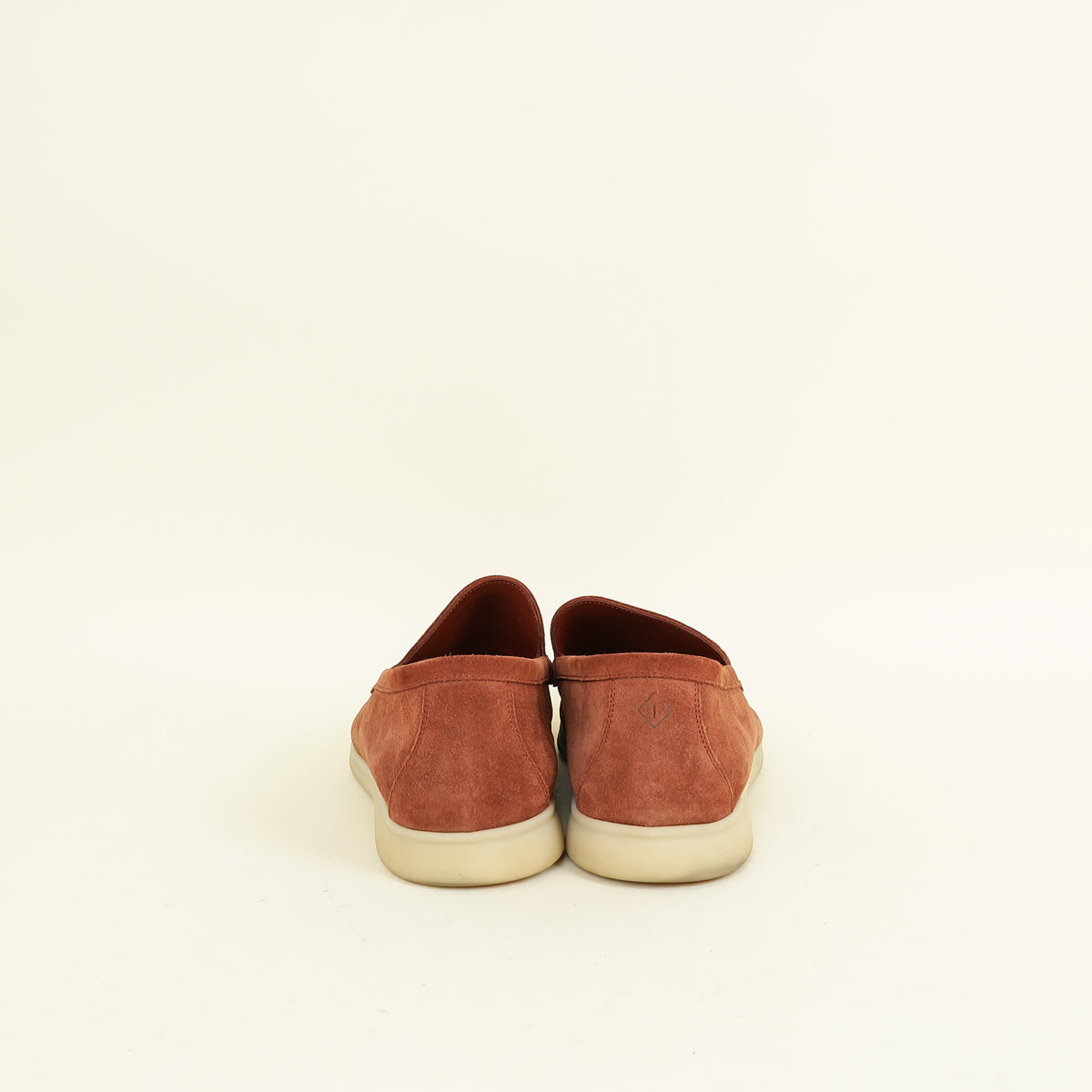 Loro Piana Rust Summer Walk Suede Loafer 41.5