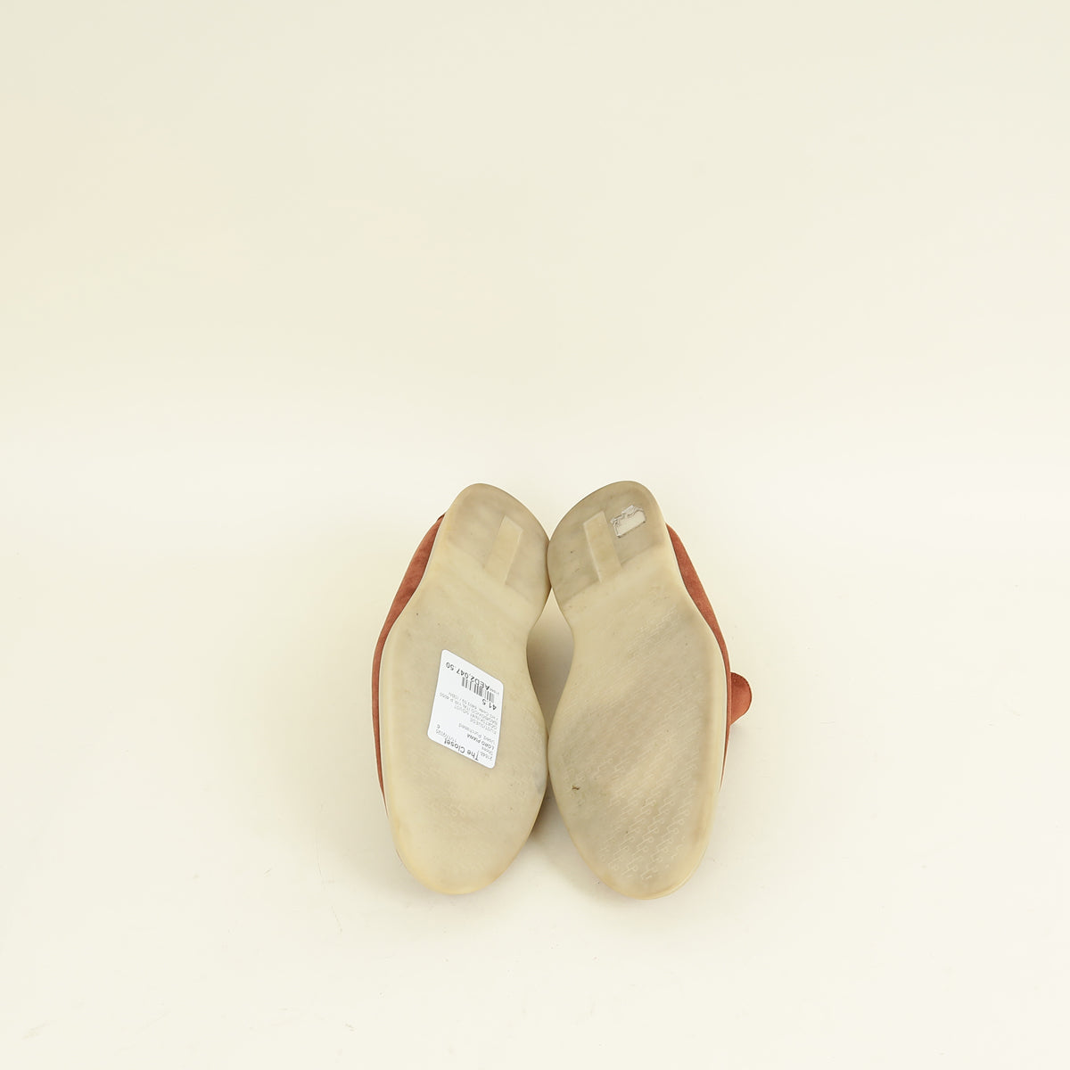 Loro Piana Rust Summer Walk Suede Loafer 41.5