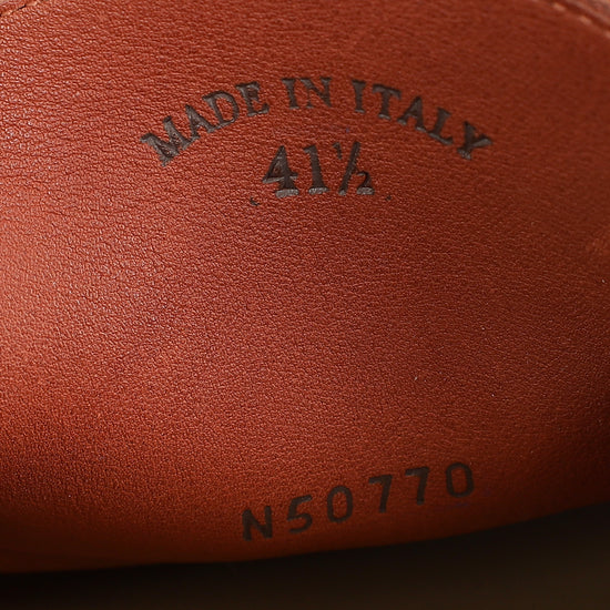 Loro Piana Rust Summer Walk Suede Loafer 41.5