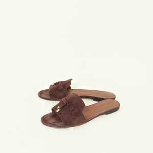 Loro Piana Fireplace Summer Charm Sandal 41