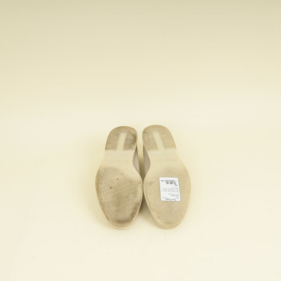 Loro Piana Pearl Powder Summer Charms Walk Loafer 42