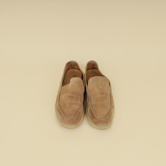 Loro Piana Sand Summer Walk Loafers 45-Loro Piana-THE CLOSET