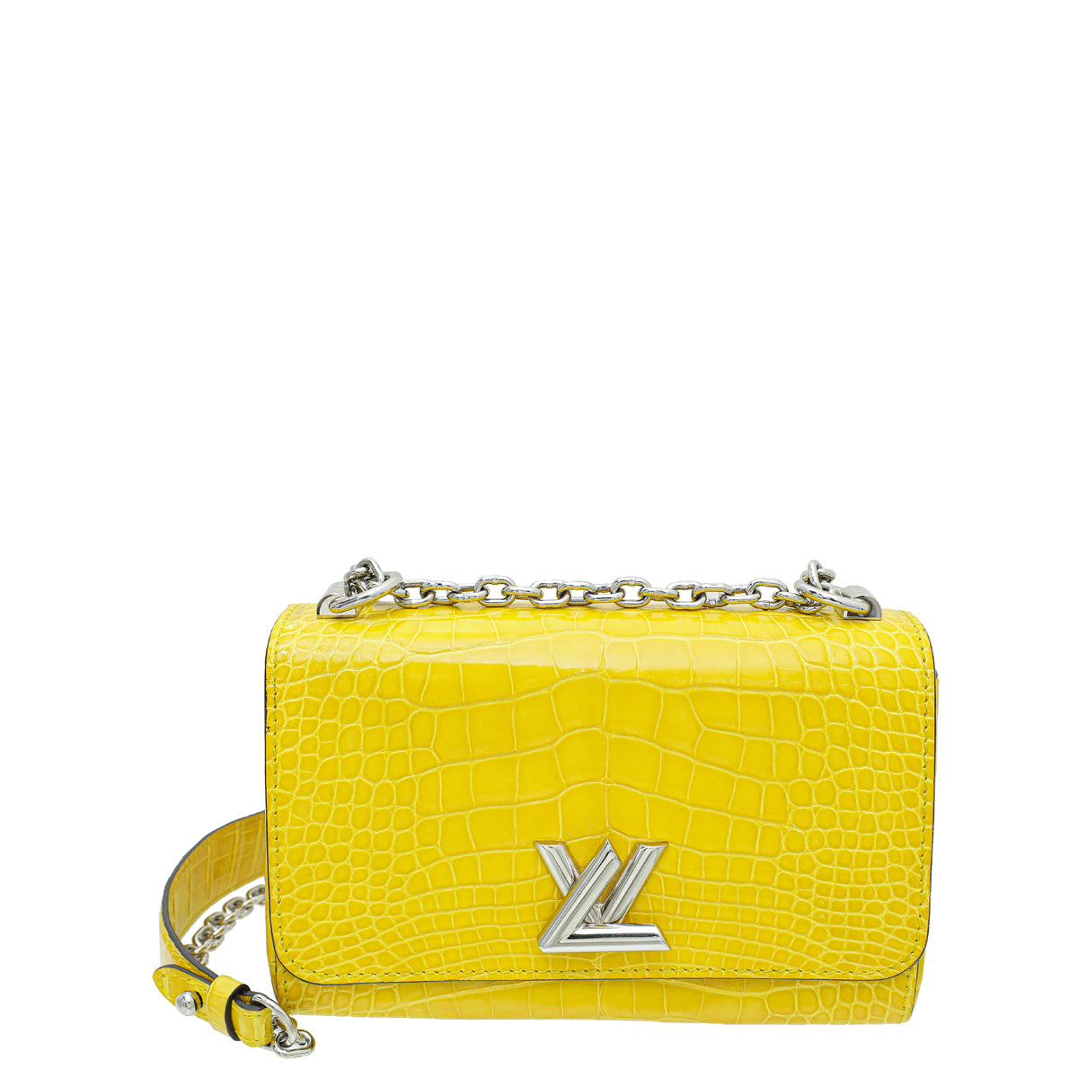 Louis Vuitton Jaune D'or Alligator Twist Bag