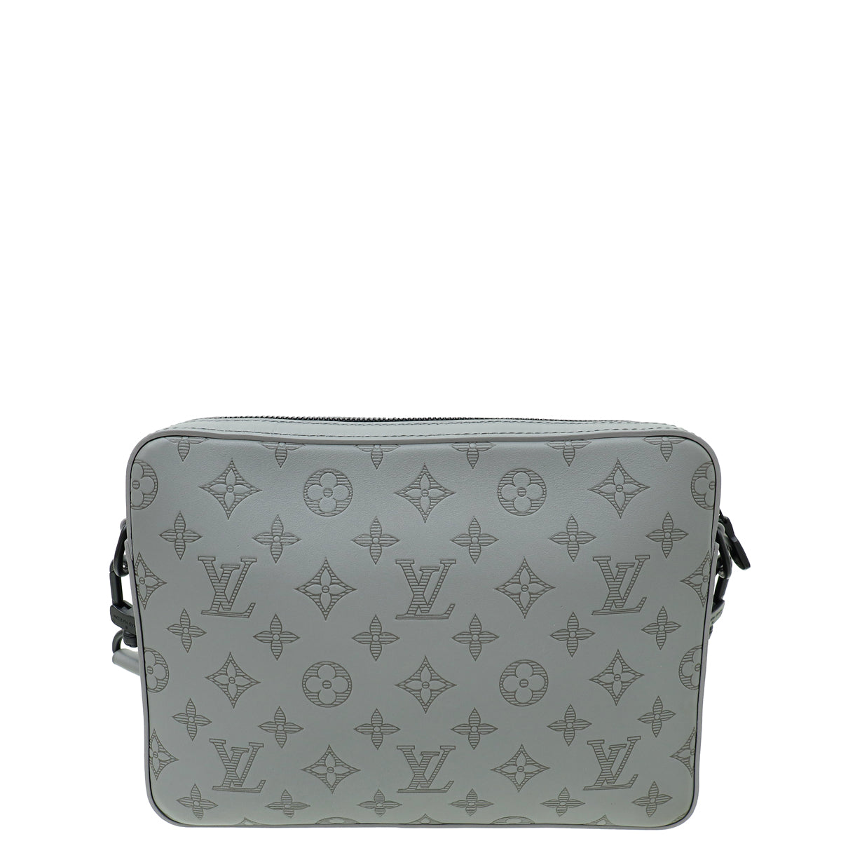 Louis Vuitton Anthracite Grey Monogram Shadow Duo Messenger Bag-Louis Vuitton-THE CLOSET