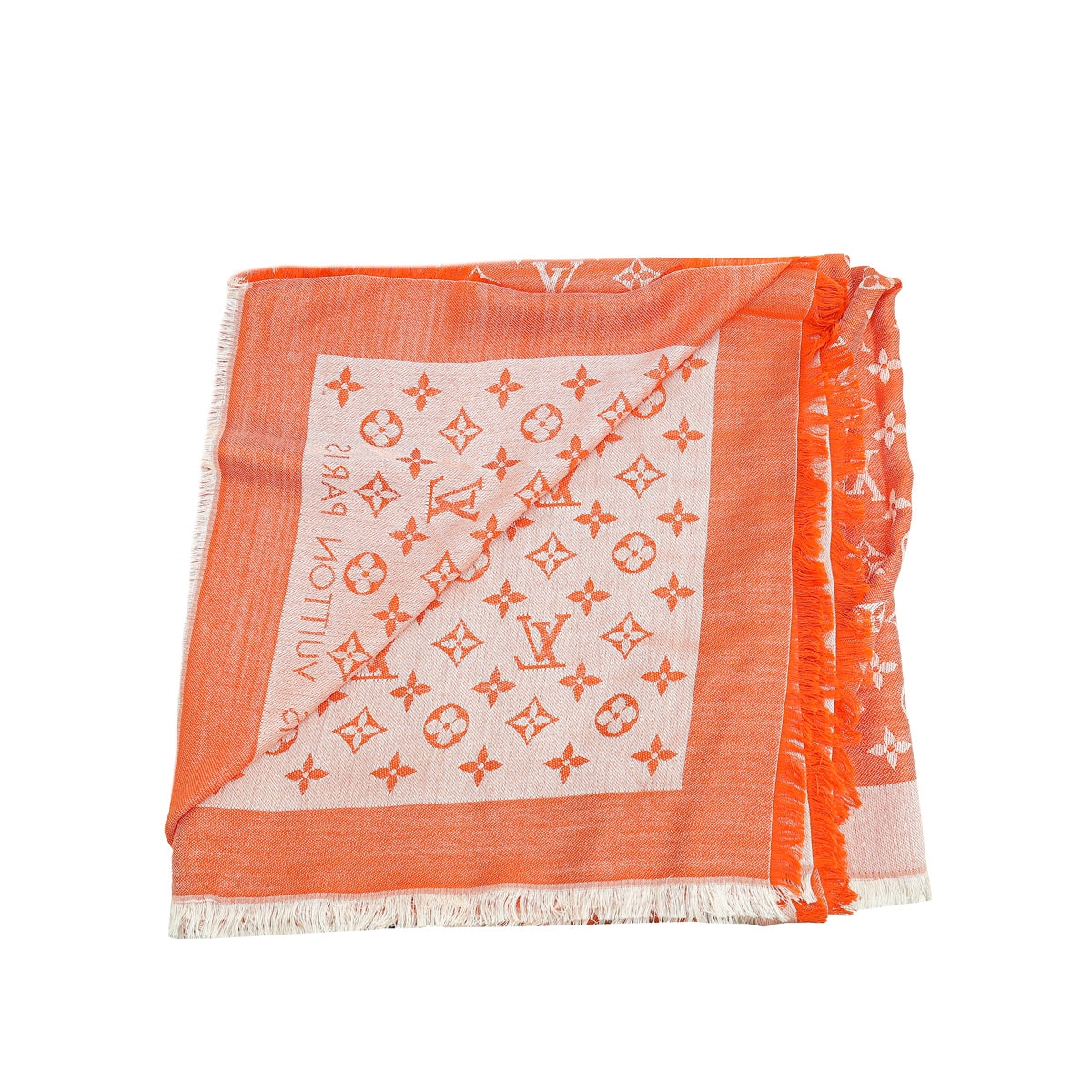 Louis Vuitton Piment Monogram Denim Shawl-Louis Vuitton-THE CLOSET