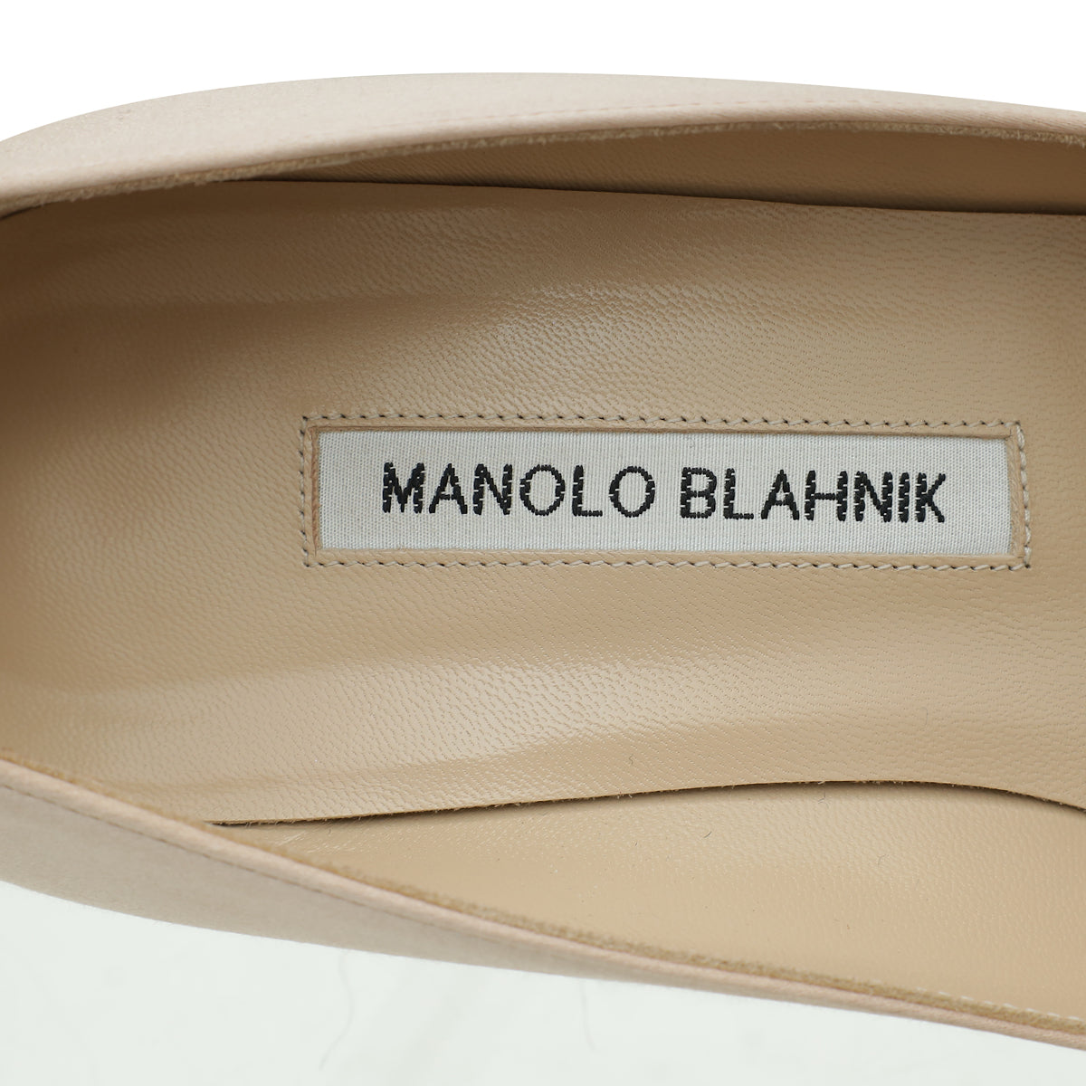 Manolo Blahnik Bicolor Satin Hangisi Pumps 40