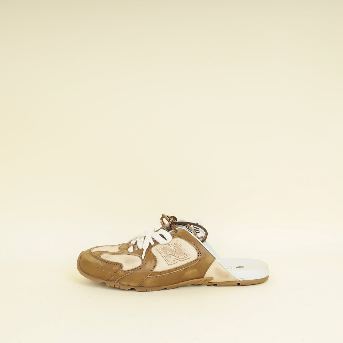 Miu Miu Bicolor X New Balance 530 SL Deco Mules 38.5