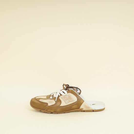 Miu Miu Bicolor X New Balance 530 SL Deco Mules 38.5