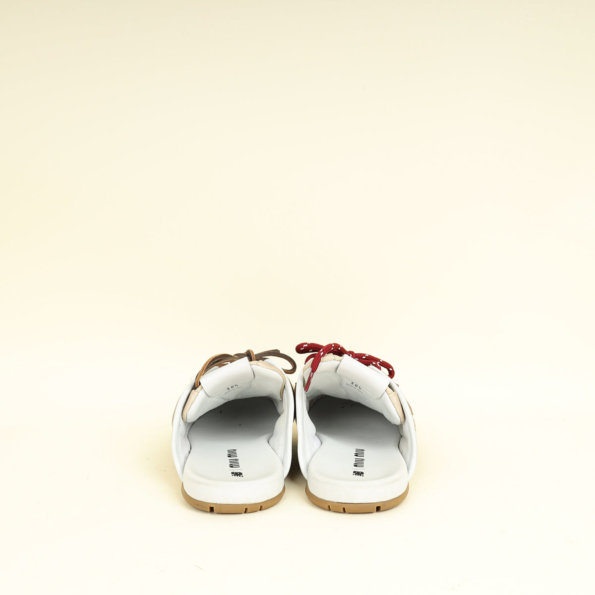 Miu Miu Bicolor X New Balance 530 SL Deco Mules 38.5