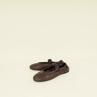 Miu Miu Briarwood Ruches Nappa Ballerinas 40