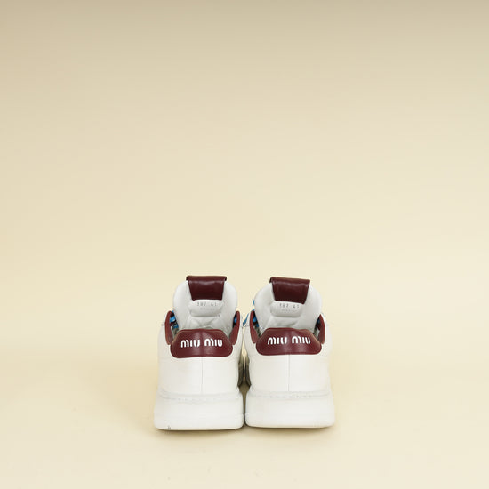 Miu Miu Bicolor Logo Sneaker 41