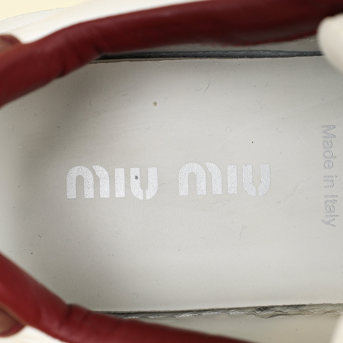 Miu Miu Bicolor Logo Sneaker 41