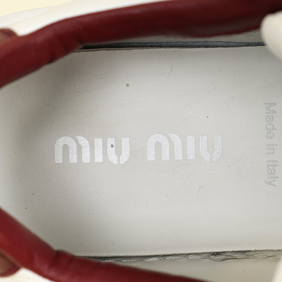 Miu Miu Bicolor Logo Sneaker 41