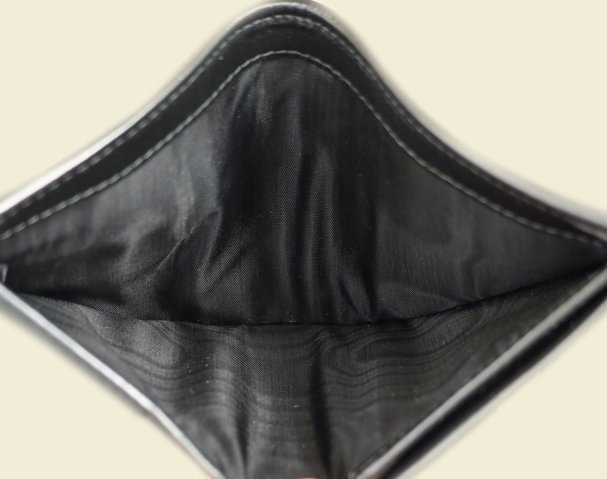 Miu Miu Black Small Matelassé Nappa Wallet