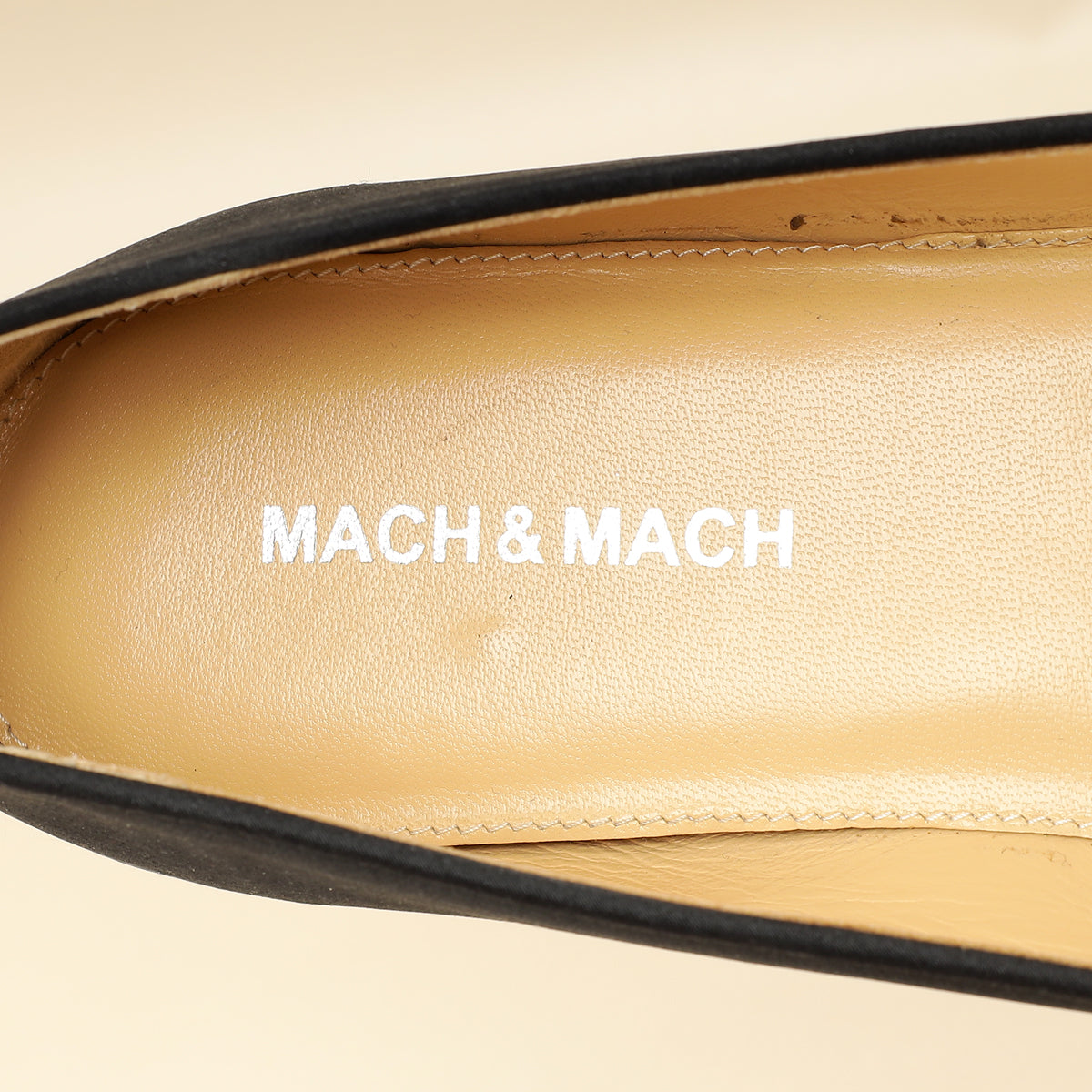 Mach & Mach Black Satin Double Bow Ballet Flats 38-Mach & Mach-THE CLOSET