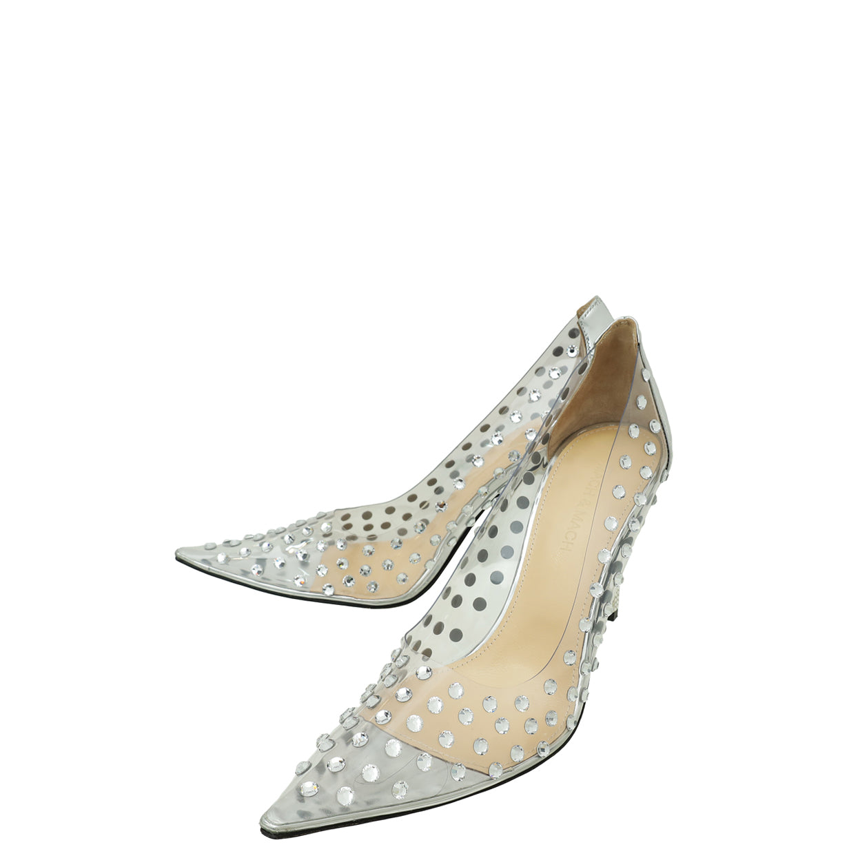 Mach & Mach Bicolor Fantasy Studded PVC Pump 38-Mach & Mach-THE CLOSET