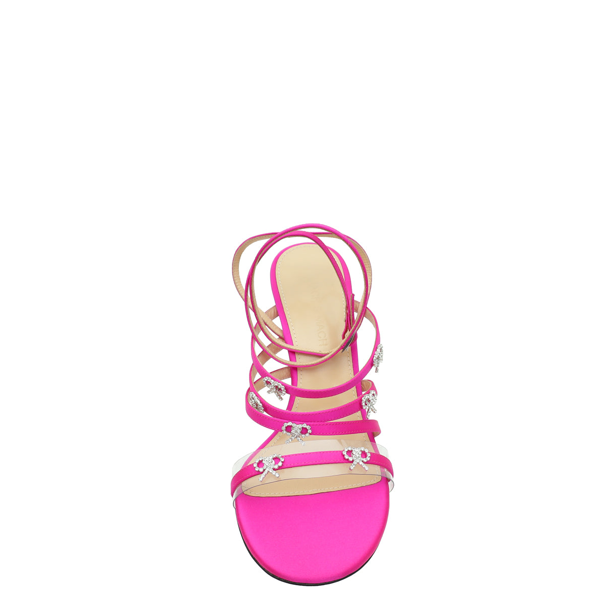 Mach & Mach Fuchsia Queen Heeled Ankle Strap Sandals 38-Mach & Mach-THE CLOSET