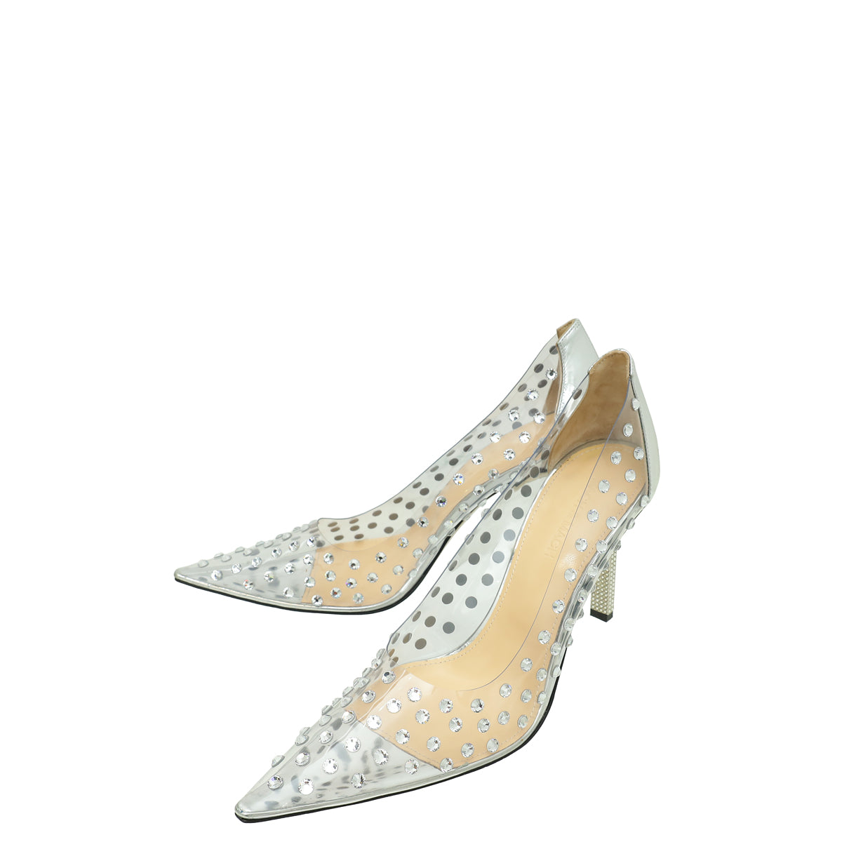 Mach & Mach Bicolor Fantasy Studded PVC Pumps 39.5-Mach & Mach-THE CLOSET