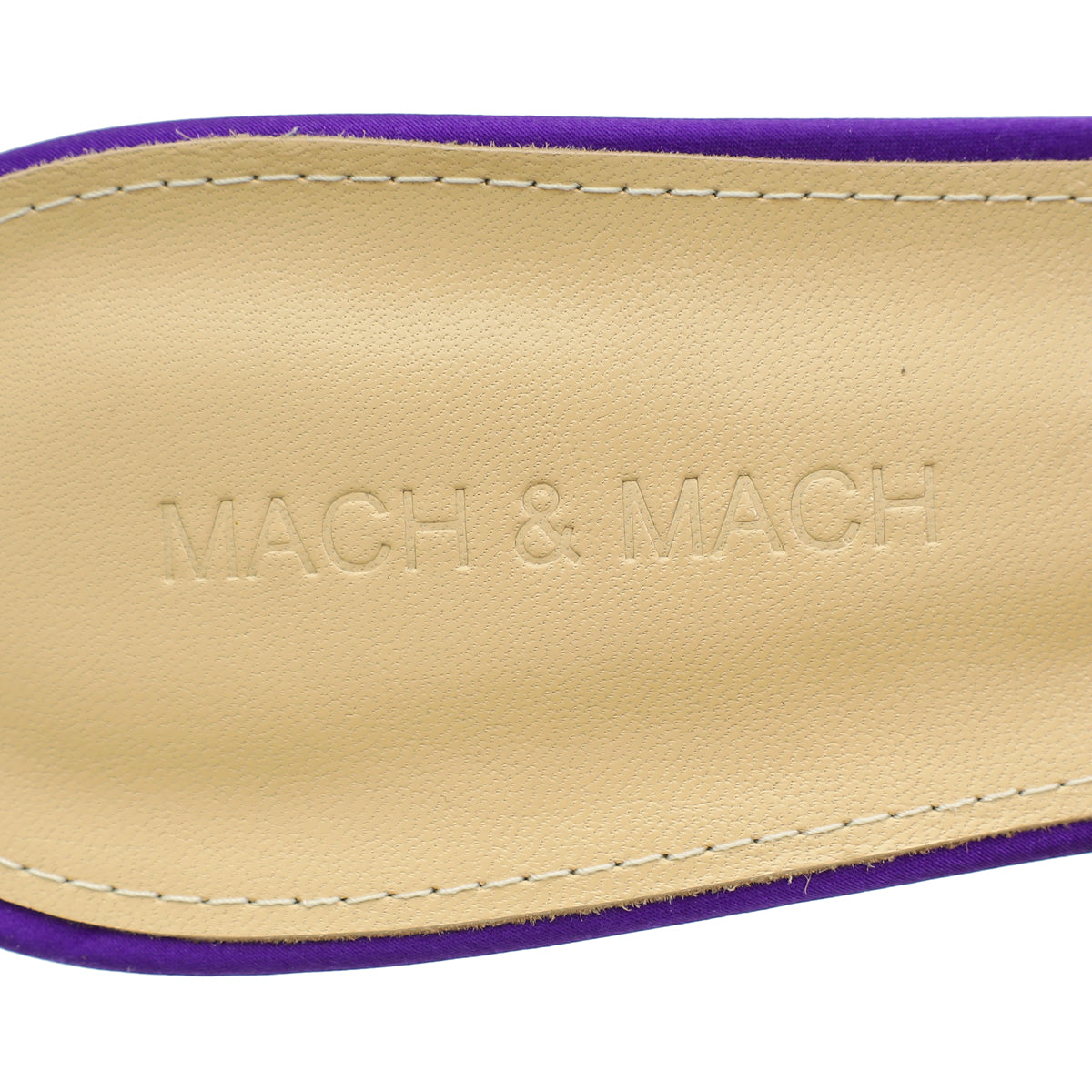 Mach & Mach Purple Star Crystal-Embellished Mules 39.5