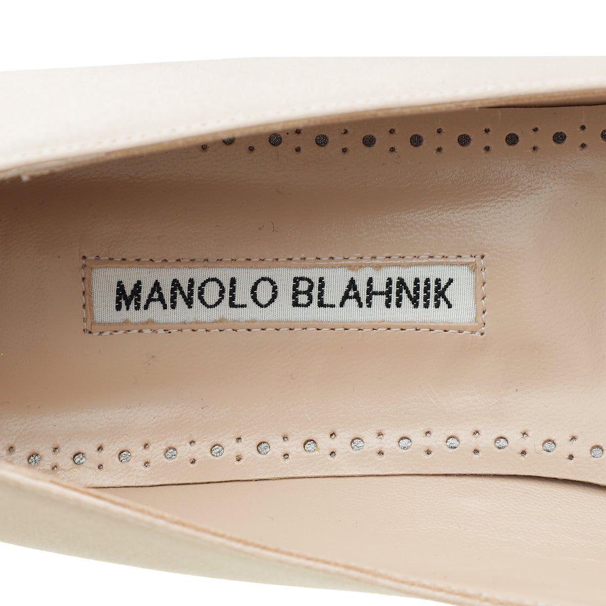 Manolo Blahnik Beige FLoritanuhi Flat Ballerina 41