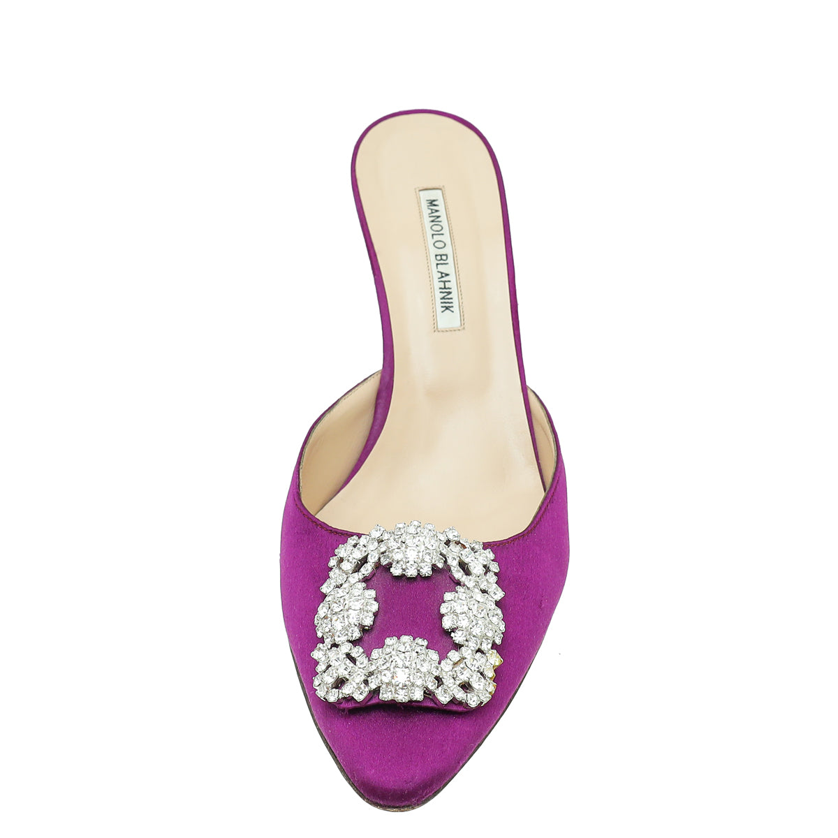 Manolo Blahnik Violet Hangisi Mules 41.5-Manolo Blahnik-THE CLOSET